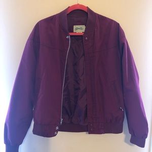 Burgundy jacket